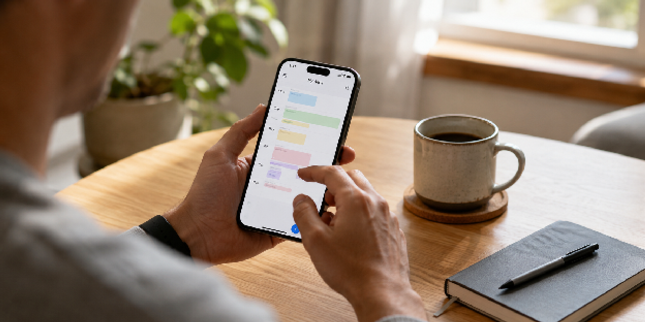 Sunday resets: Adjusting priorities and organizing the week ahead right from a smartphone.